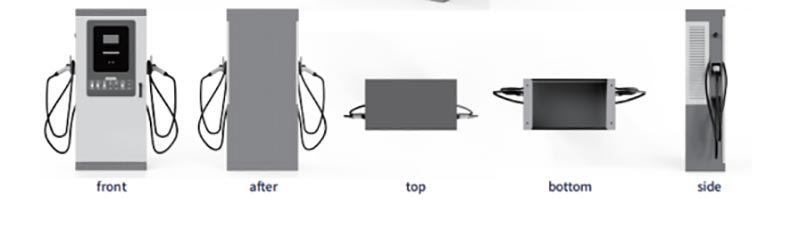 60KW DC EV Fast Charger Floor-mounted Charging Station